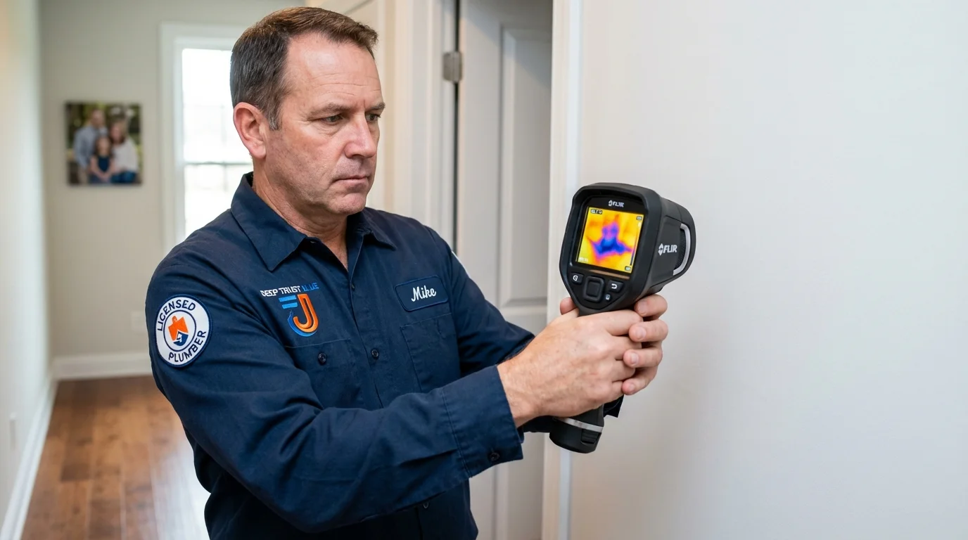 Thermal imaging leak detection by Johns Plumbing LLC in Sauk Centre